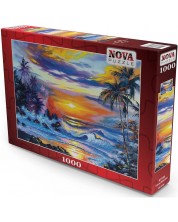 Παζλ Nova puzzle 1000 κομμάτια - Ηλιοβασίλεμα -1